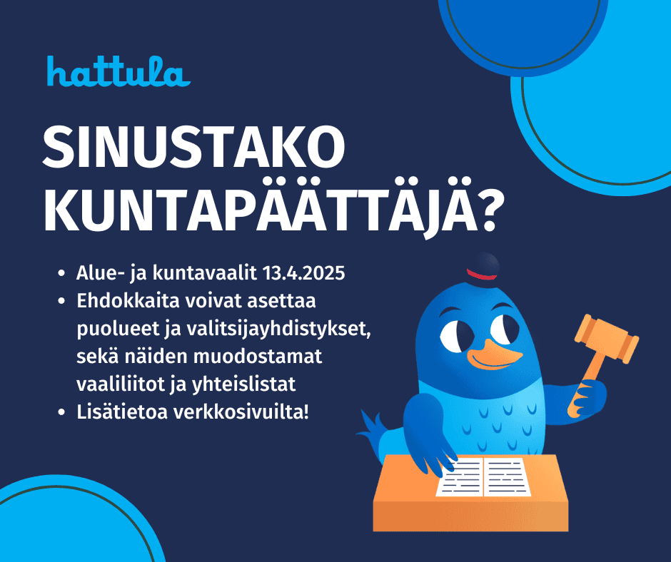 Sinustako kuntapäättäjä?